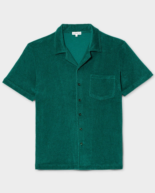 Allgood Men's Button Up Resort Shirt - Green