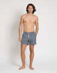 Classic Swim Shorts Navy Chevron - THE RESORT CO