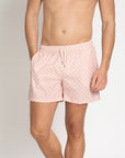 Classic Swim Shorts Rose Chevron - THE RESORT CO