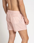 Classic Swim Shorts Rose Chevron - THE RESORT CO