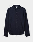 Linen Jersey Shirt Navy - THE RESORT CO