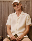 Linen Resort Shirt Ivory - THE RESORT CO