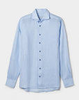 Long - sleeve Linen Shirt Light Blue - THE RESORT CO