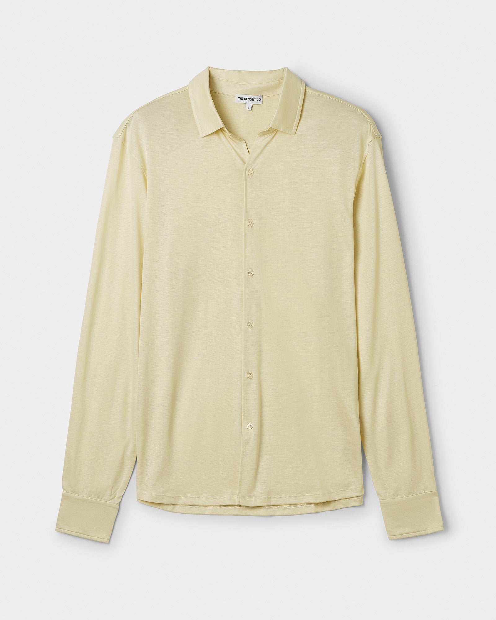 Lyocell Shirt Champagne - THE RESORT CO