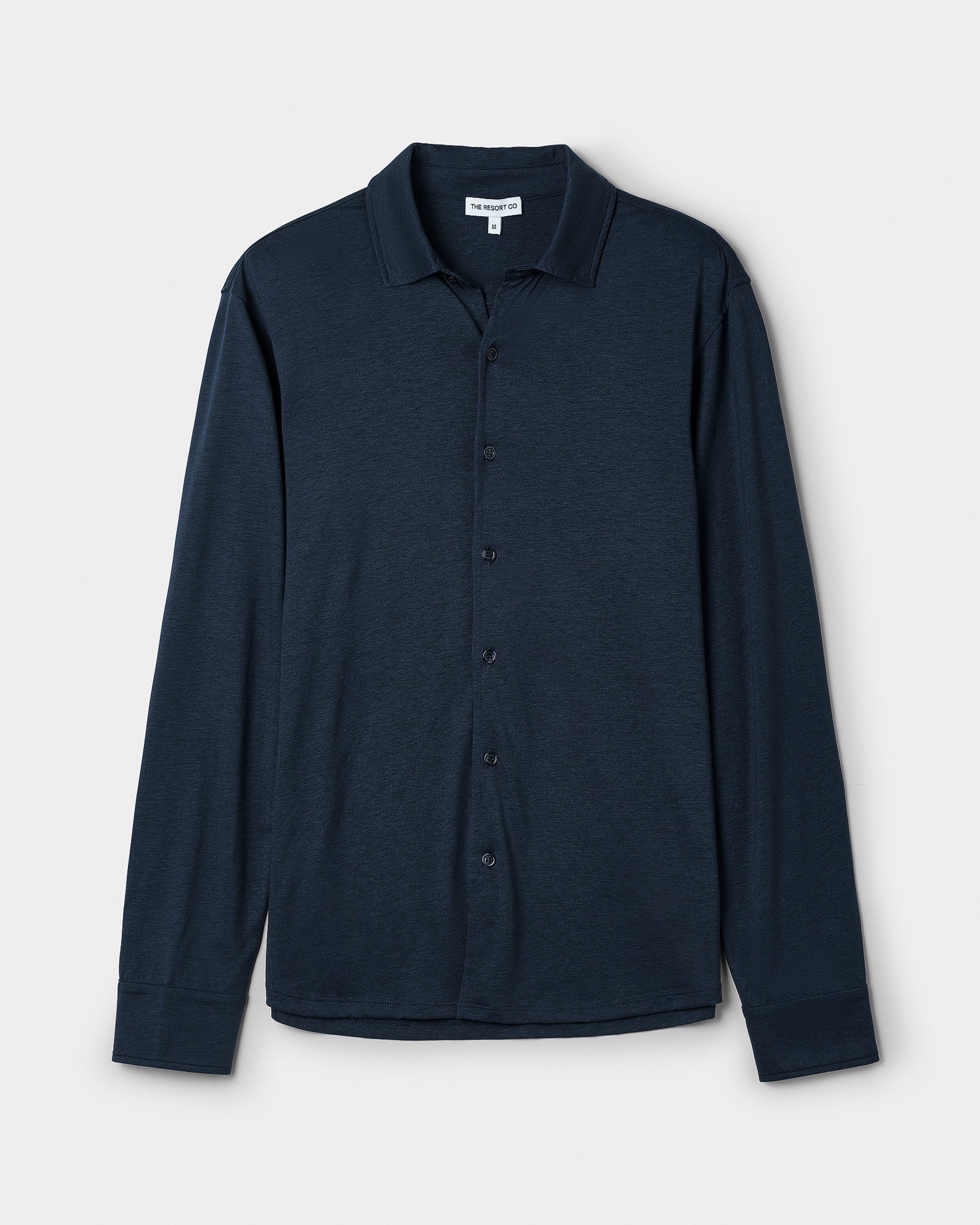 Lyocell Shirt Navy - THE RESORT CO