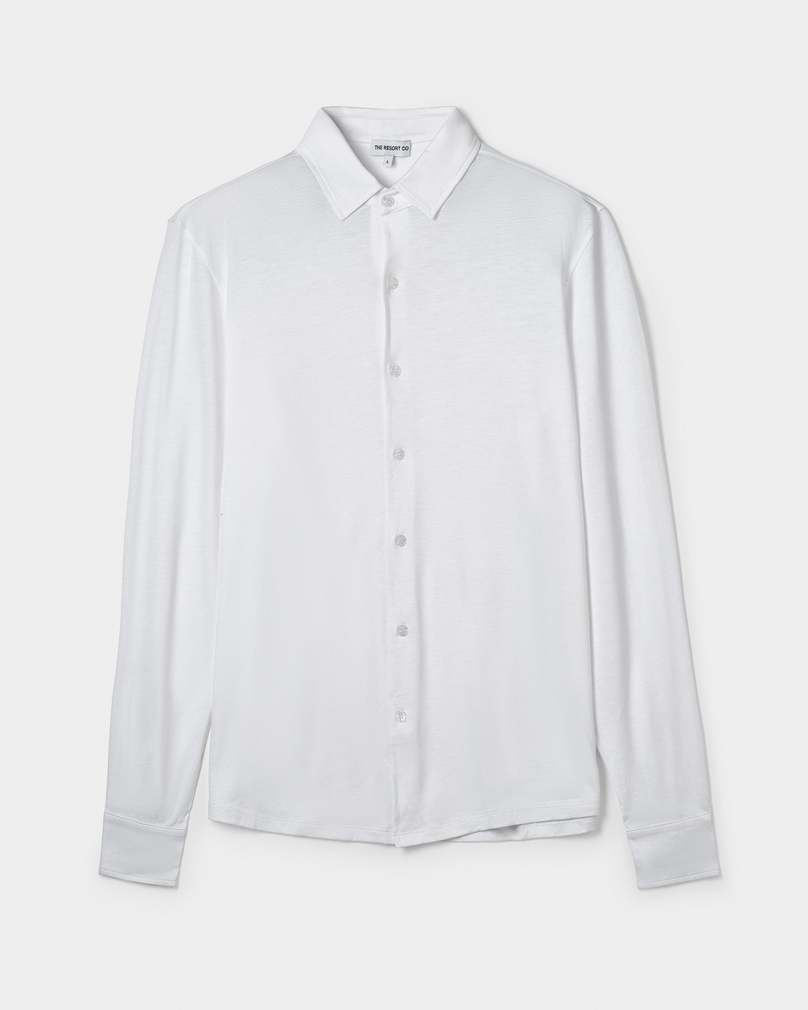 Lyocell Shirt White - THE RESORT CO