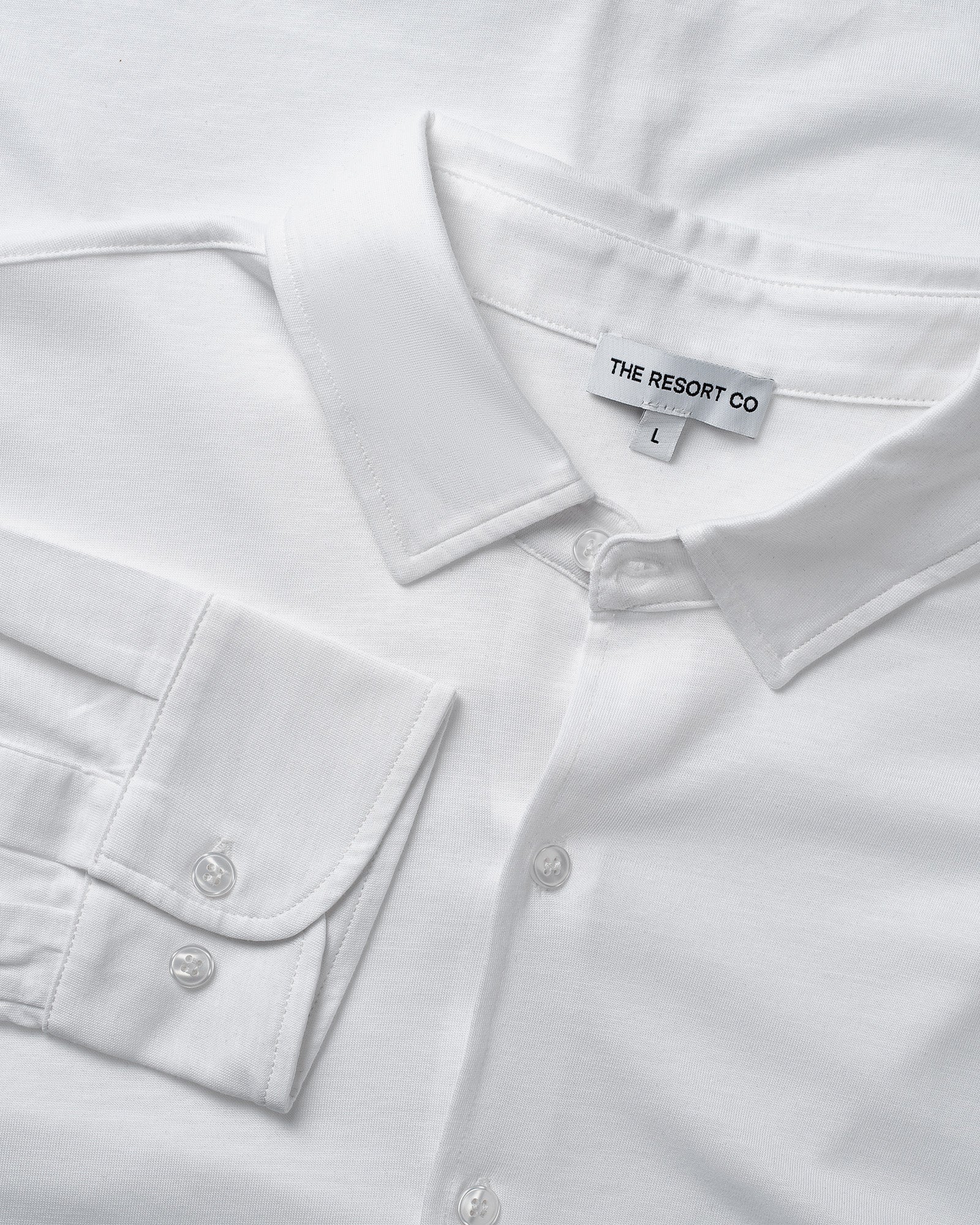 Lyocell Shirt White - THE RESORT CO