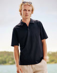 Piqué Polo Shirt Navy - THE RESORT CO