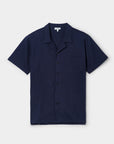 Piqué Resort Shirt Navy - THE RESORT CO