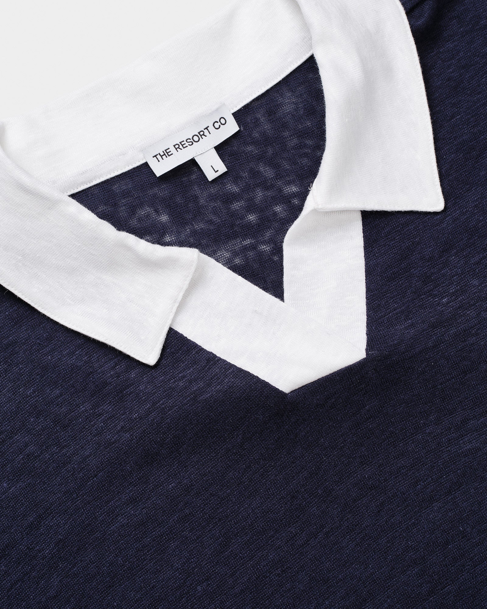 Resort Polo Shirt Navy / White - THE RESORT CO