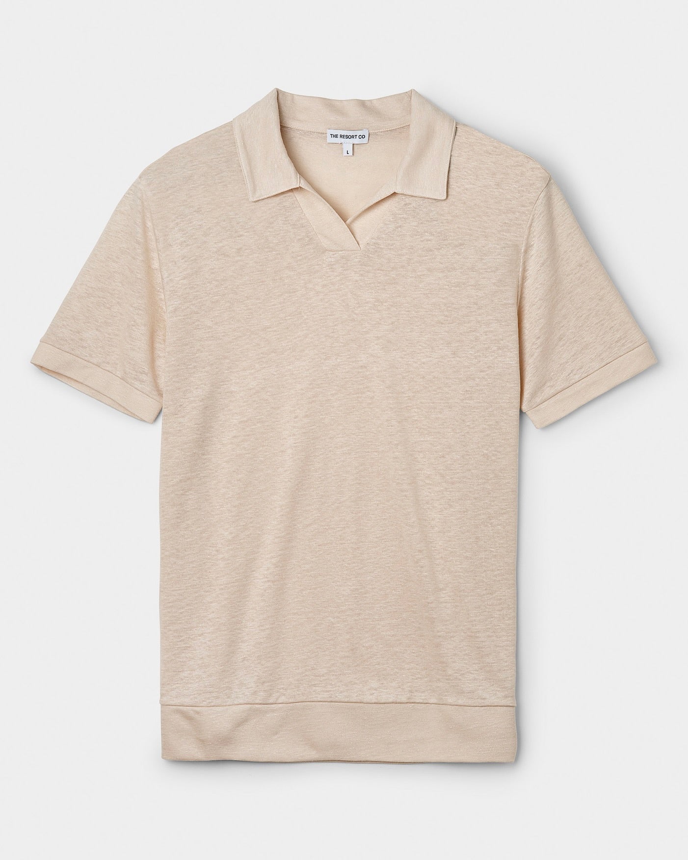 Resort Polo Shirt Sand - THE RESORT CO