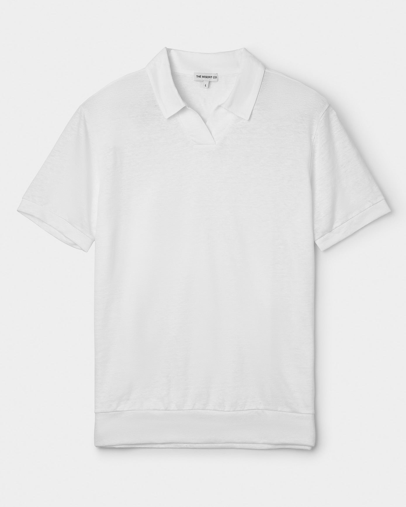 Resort Polo Shirt White - THE RESORT CO