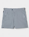 Tailored Swim Shorts Navy Stripe Seersucker - THE RESORT CO