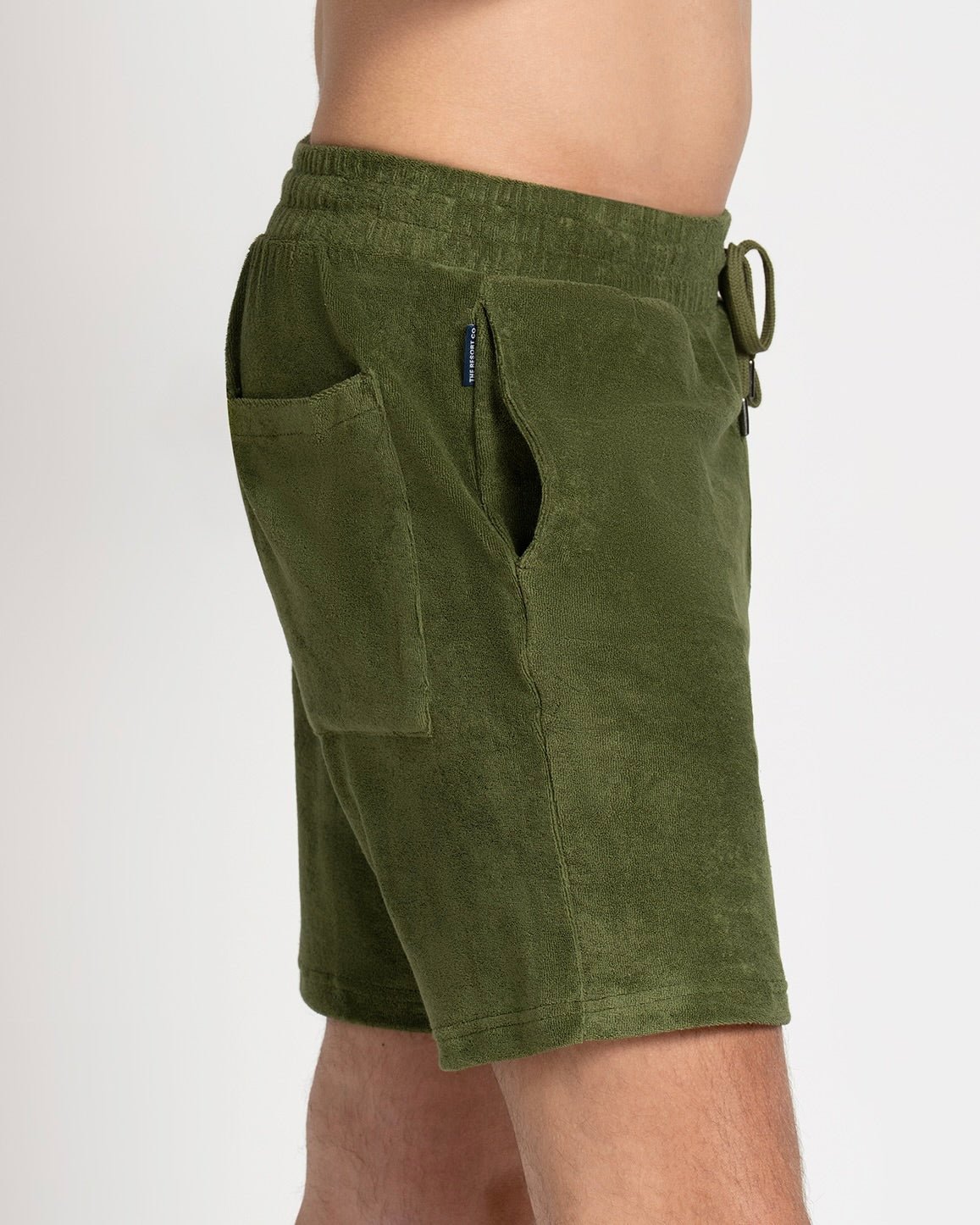 Terry Shorts Cypress Green - THE RESORT CO