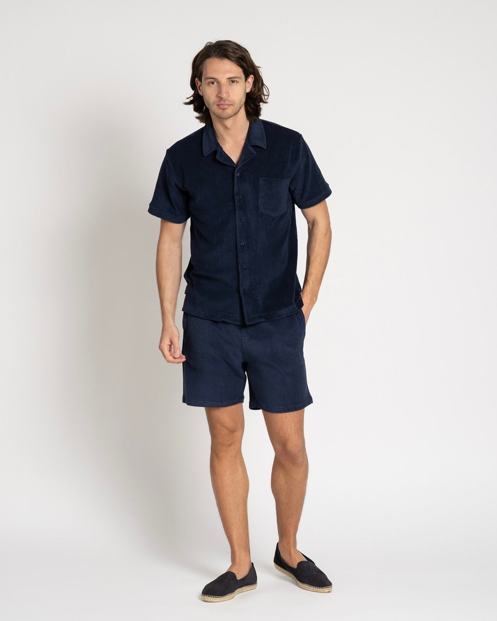 Terry Shorts Navy - THE RESORT CO